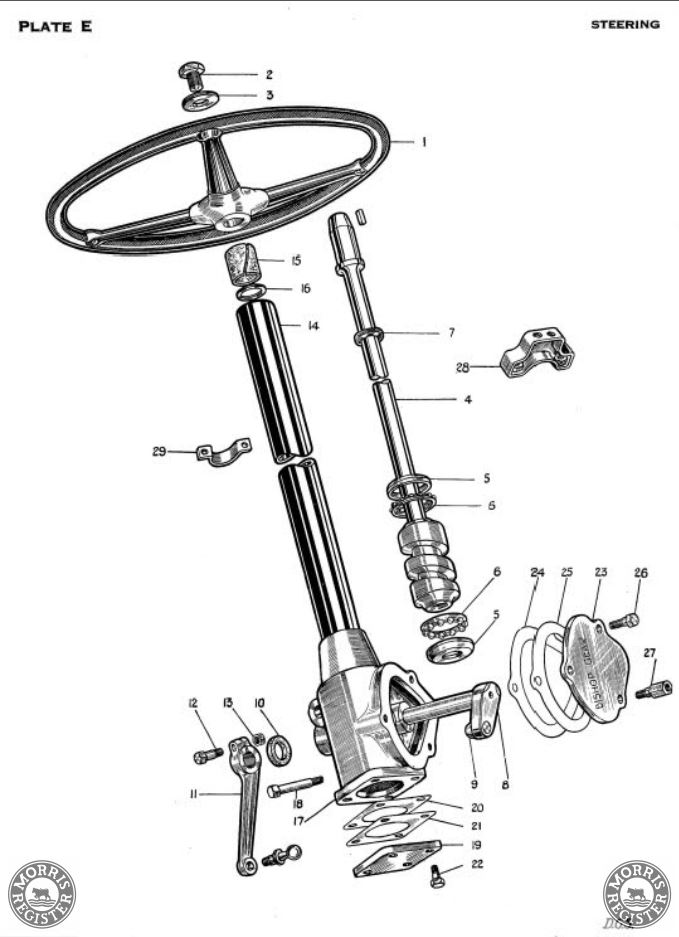 Steering-exploded-diagram – Morris Register